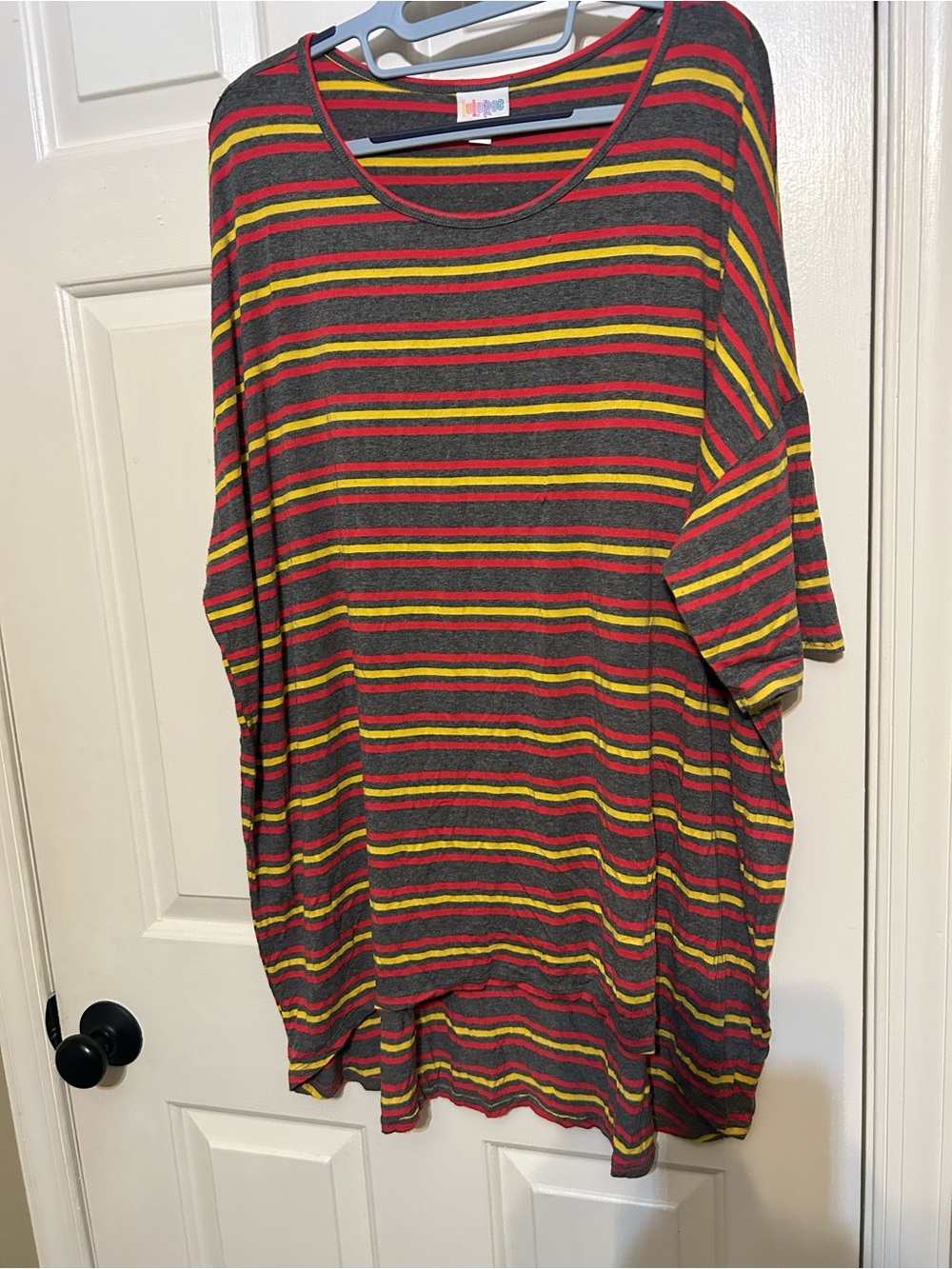 Lularoe Irma striped tunic top plus size 2x
